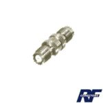 Adaptador Barril en Línea, de Conector Mini-UHF Hembra a Mini-UHF Hembra, Níquel/ Oro/ Teflón. RFU-629 27997 - RF INDUSTRIES,LTD