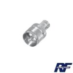 Adaptador en Línea para 50 Ohm, Conector BNC Hembra-UHF Macho (PL-259), Níquel/ Plata/ Delrin. RFB-1137 27806 - RF INDUSTRIES,LTD