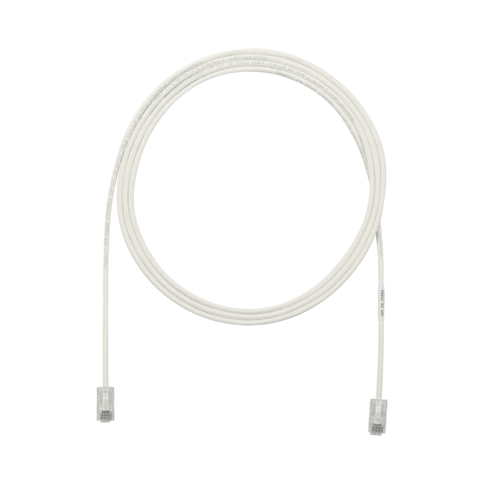 Cable de Parcheo UTP Cat6A, CM/LSZH, Diámetro Reducido (28AWG), Color Blanco Mate, 20ft UTP28X20 - PANDUIT