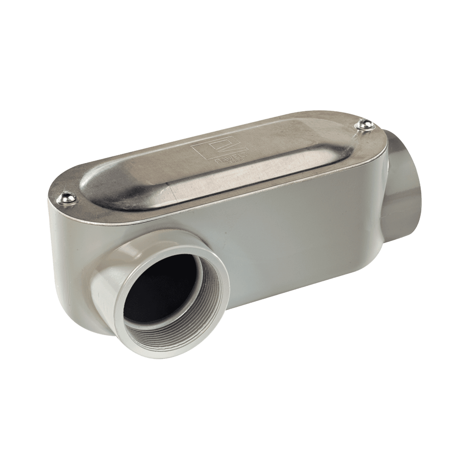 Caja Condulet tipo LR de 1/2″ (12.7 mm) Incluye tapa y tornillos. OLR-2988C - RAWELT