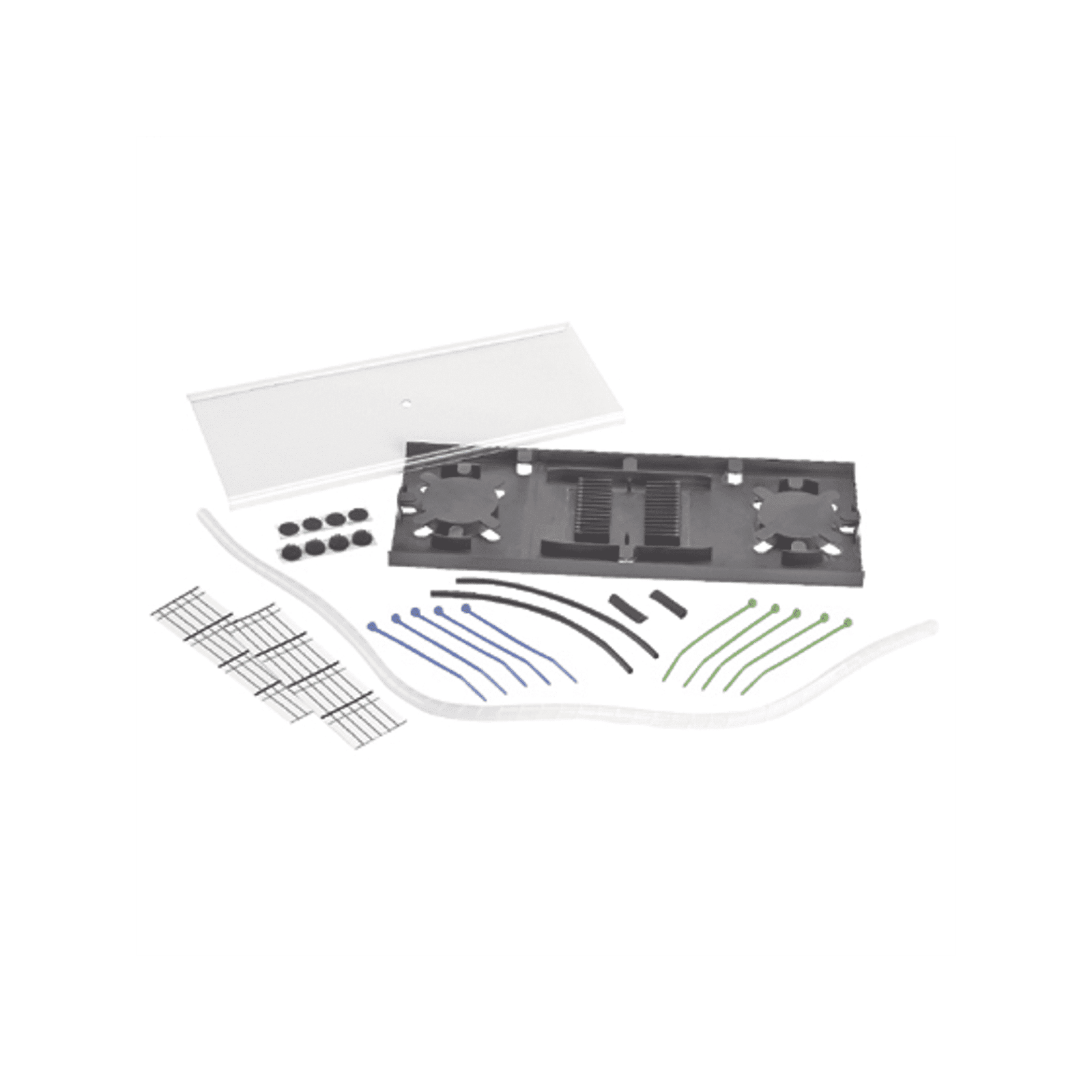 Charola de Empalme para Fibra Óptica, Para Protección de 24 Empalmes de Fusión o Mecánicos, Compatible con los Paneles FMT o FMD FST24S - PANDUIT