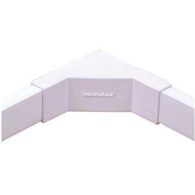 Esquinero interior blanco de PVC auto extinguible, para canaletas TMK1020, TMK1020SD, TMK1020CD (5120-02001) TMK-1020-EI - THORSMAN