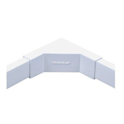Esquinero interior color blanco de PVC auto extinguible,  para canaleta TMK1720 (5220-02001) TMK-1720-EI - THORSMAN