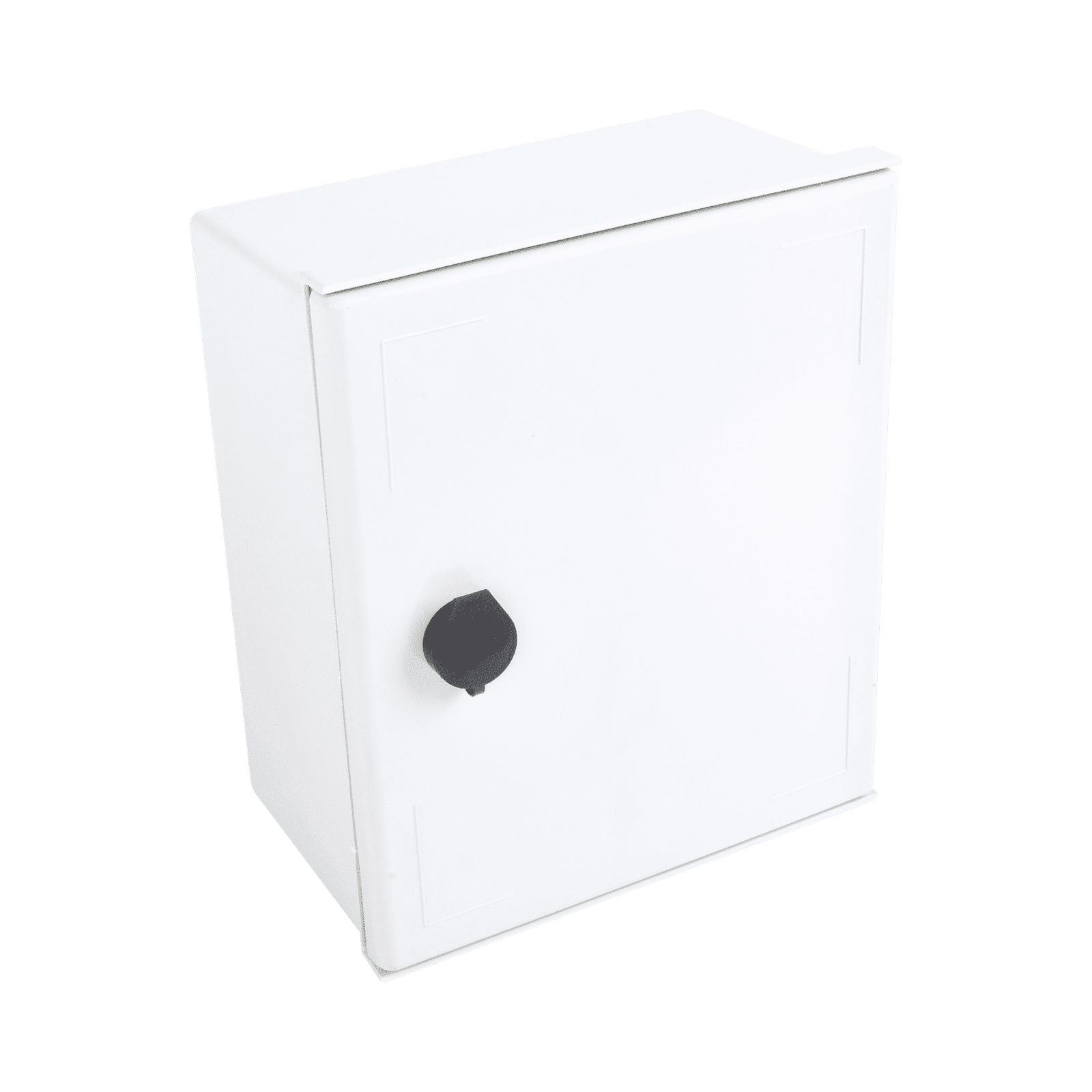 Gabinete de Poliéster IP65 Uso en Intemperie (250 x 300 x 140 mm) con Placa Trasera Interior de Plástico (Incluye Chapa y Llave). PST-2530-14P - PRECISION
