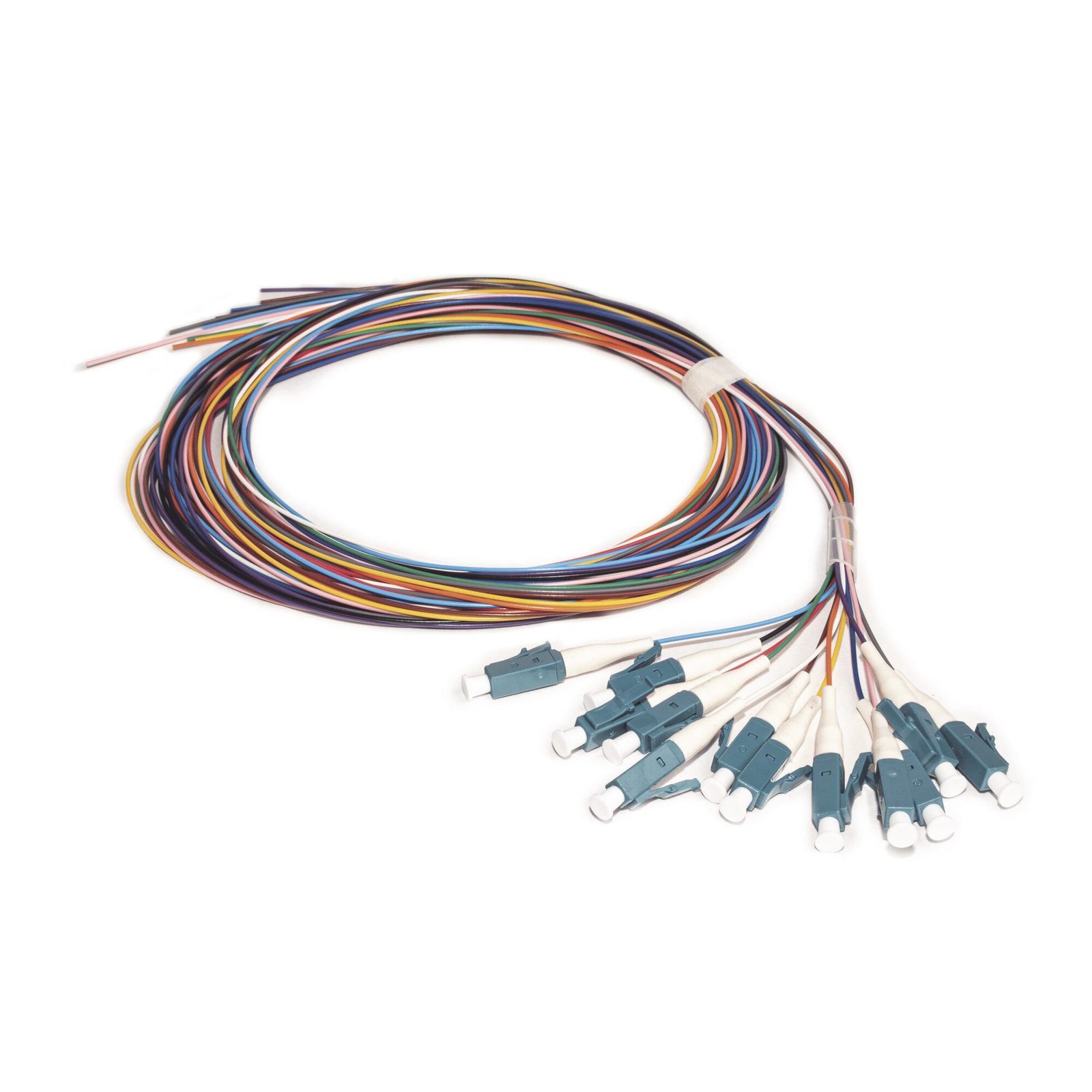 Kit de 12 Pigtails LC/UPC Monomodo 2 metros LP-FO-SM-PIG-12-LCU 183596 - LINKEDPRO BY EPCOM