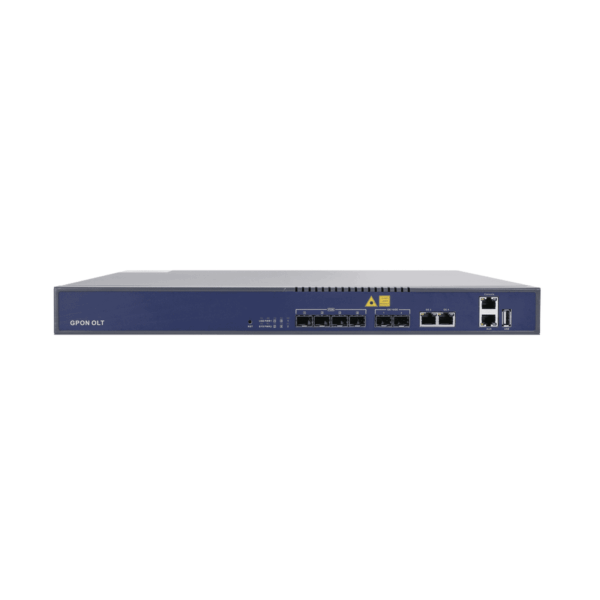 OLT de 4 puertos GPON con 4 puertos Uplink (2 puertos Gigabit Ethernet + 2 puertos Gigabit Ethernet SFP) OLT de 4 puertos GPON con 4 puertos Uplink (2 puertos Gigabit Ethernet + 2 puertos Gigabit Ethernet SFP) , hasta 512 ONUS, V1600G-0B 204499 - V-SOL