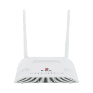 ONU Dual G/EPON con Wi-Fi en 2.4 GHz + 1 puerto LAN Gigabit +  1 puerto LAN Fast Ethernet, hasta 300 Mbps vía inalámbrico V2802-GW 191469 - V-SOL