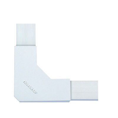 Sección en “L” blanco de PVC auto extinguible, para canaletas TMK1020, TMK1020SD, TMK1020CD (5130-02001) TMK-1020-L - THORSMAN