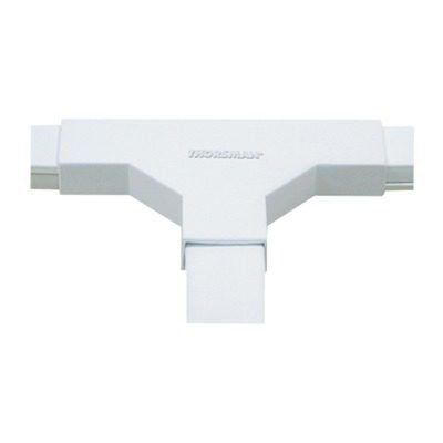 Sección en “T” color blanco de PVC auto extinguible, para canaleta TMK1720 (5240-02001) TMK-1720-T - THORSMAN