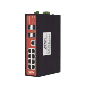 Switch Industrial 8 puertos / Administrable PoE / Puerto 1-2 PoE 24V/48V / Puertos 3-8 puertos 802.3 af/at/bt / Presupuesto máx 240 W WI-PMS312GF-I 193540 - WI-TEK