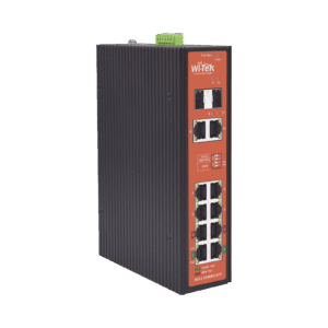 Switch Industrial PoE++ y pasivo de 24V / No administrable / Con 8 puertos Gigabit + 2 SFP combo / Presupuesto 300W WI-PS310GF-I-V2 193442 - WI-TEK