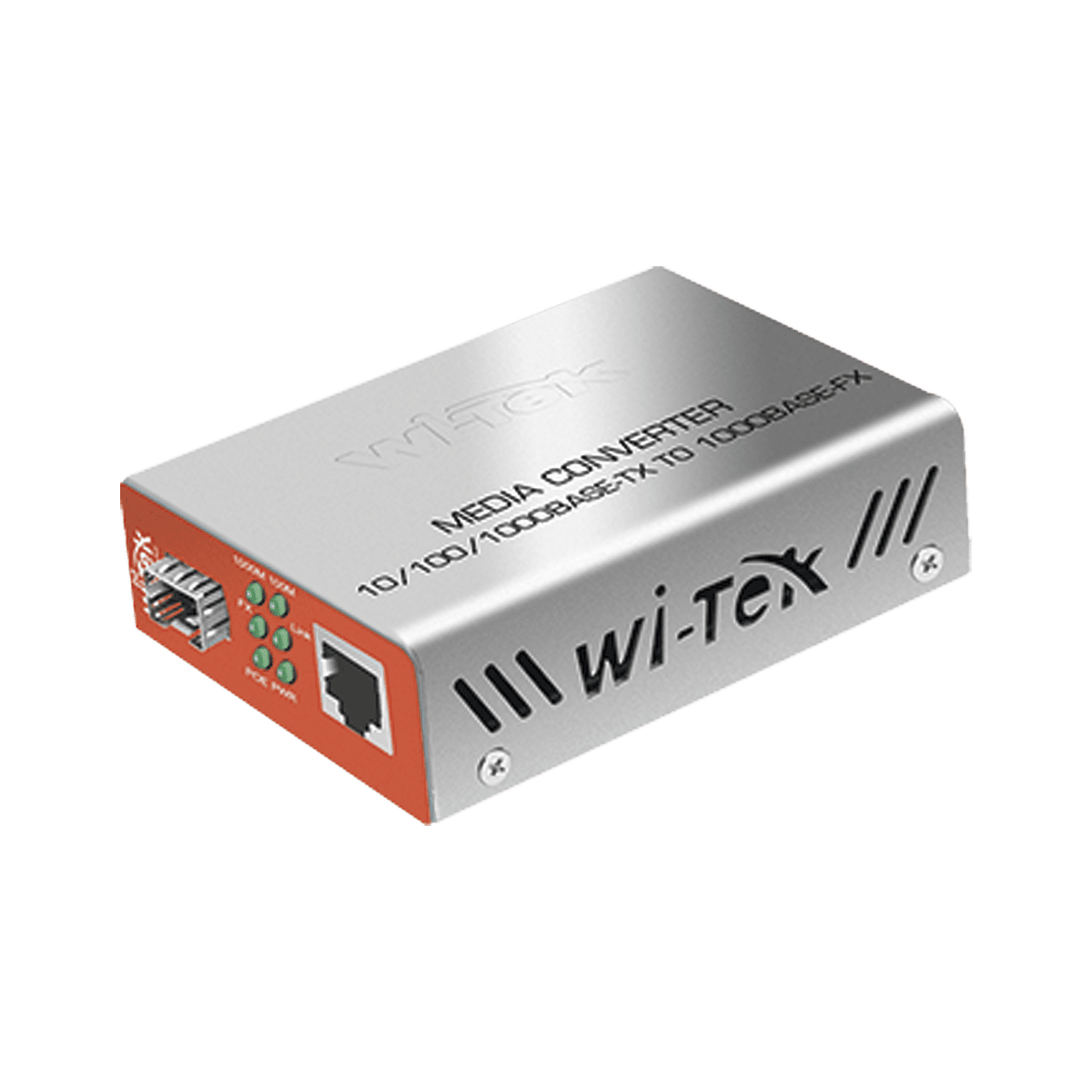 Convertidos de medios / 1 puerto RJ45 100/1000 Mbps PoE Out 802.3af/at / 1 SFP 1000Mbps / hasta 25 Km WI-MC-111GP 193548 - WI-TEK