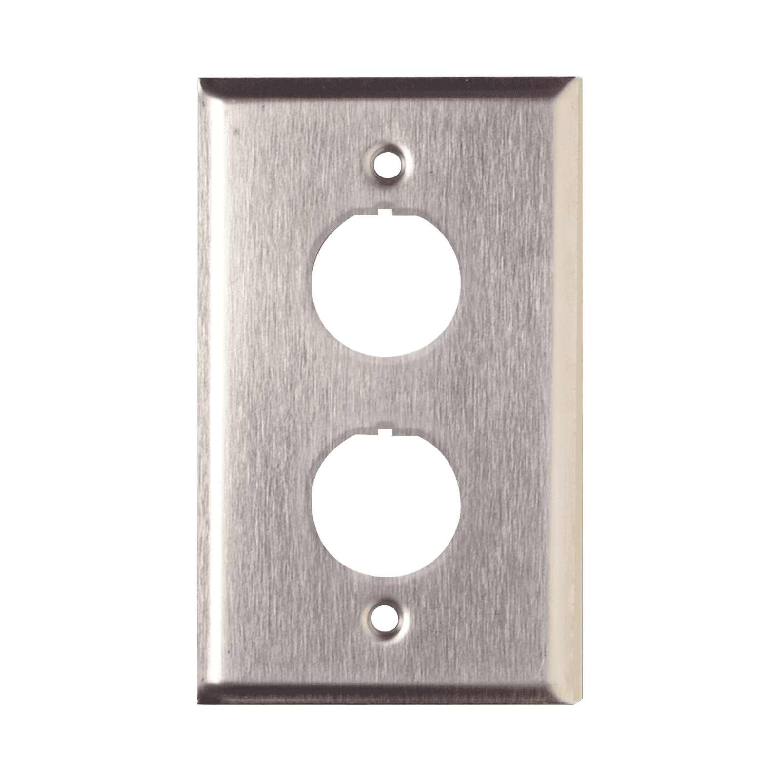 Placa de Pared Reforzada, de Acero Inoxidable, Para Uso Industrial, de 2 Puertos XFP-S-02-SS - SIEMON