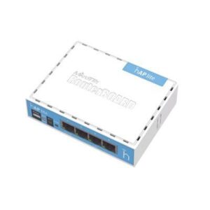 (hAP Lite) 4 Puertos Fast Ethernet y  Wi-Fi 2.4 GHz 802.11 b/g/n RB941-2ND 80811 - MIKROTIK