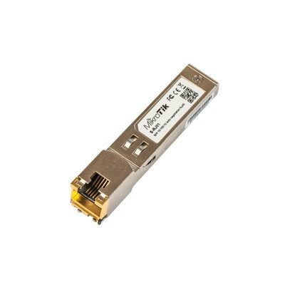 Modulo convertidor de SFP a Ethernet 10/100/1000Mbit/s S-RJ01 87162 - MIKROTIK