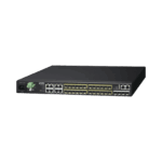 Switch Core Capa 3, 24 Puertos SFP 100/1000X, 8 Puertos Compartidos Gigabit Ethernet, 4 Puertos SFP de 10 Gbps XGS3-24242-V3 201236 - PLANET