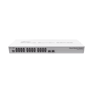 Switch Sistema Operativo Dual 24 Puertos Gigabit Ethernet y 2 Puertos SFP+ CRS326-24G-2S+RM 196782 - MIKROTIK