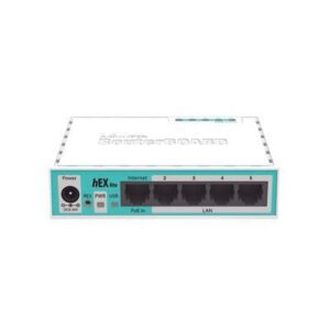 (hEX lite) RouterBoard, 5 Puertos Fast Ethernet RB750R2 81980 - MIKROTIK
