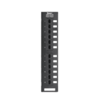 Panel de Parcheo de Impacto 110, Categoría 6, Montaje en Pared Usando Accesorio WB89D, de 12 Puertos DP12688TGY 178022 - PANDUIT