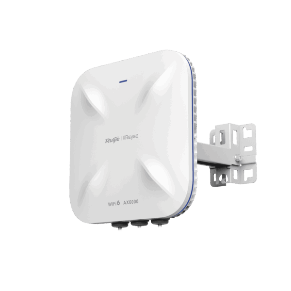 Punto de Acceso Wi-Fi 6 Industrial para Exterior 5.95Gbps Punto de Acceso Wi-Fi 6 Industrial para Exterior 5.95Gbps, MU-MIMO4x4, 360°, Filtros Anti Interferencia y Auto Optimización con IA, puerto eth 2.5G y SFP RG-RAP6260(H) 213368 - RUIJIE