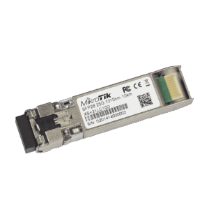 Transceptor MiniGbic XSFP+ 1G/10G/25G LC Duplex para fibra Mono Modo 10 Kms XS+31LC10D 193383 - MIKROTIK
