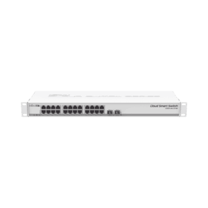 Cloud Smart Switch, 24 puertos Gigabit, 2 puertos SFP+ SwitchOS CSS326-24G-2S+RM 198023 - MIKROTIK