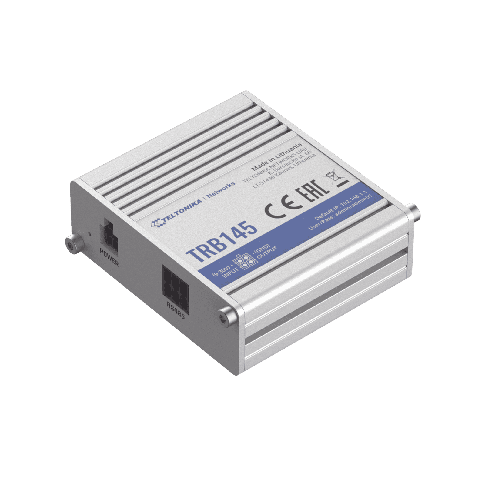 Gateway Industrial LTE 4G, con 1 puerto RS485 TRB145 - TELTONIKA