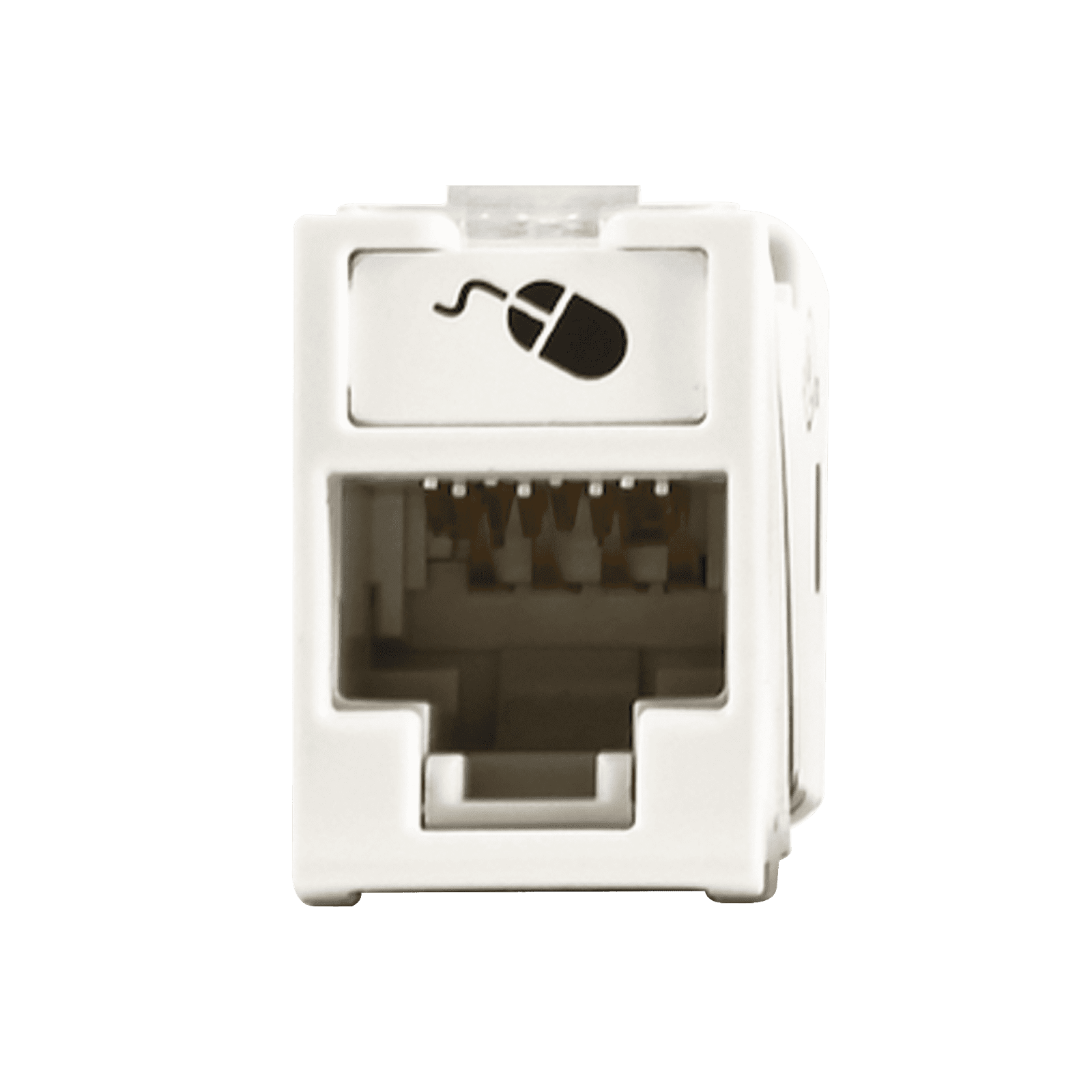 Jack UltraMAX Cat5e, UTP, Montaje híbrido en Placa de Pared (Plano y Angulado), Color Blanco, Punch Down U5-H02NS - SIEMON