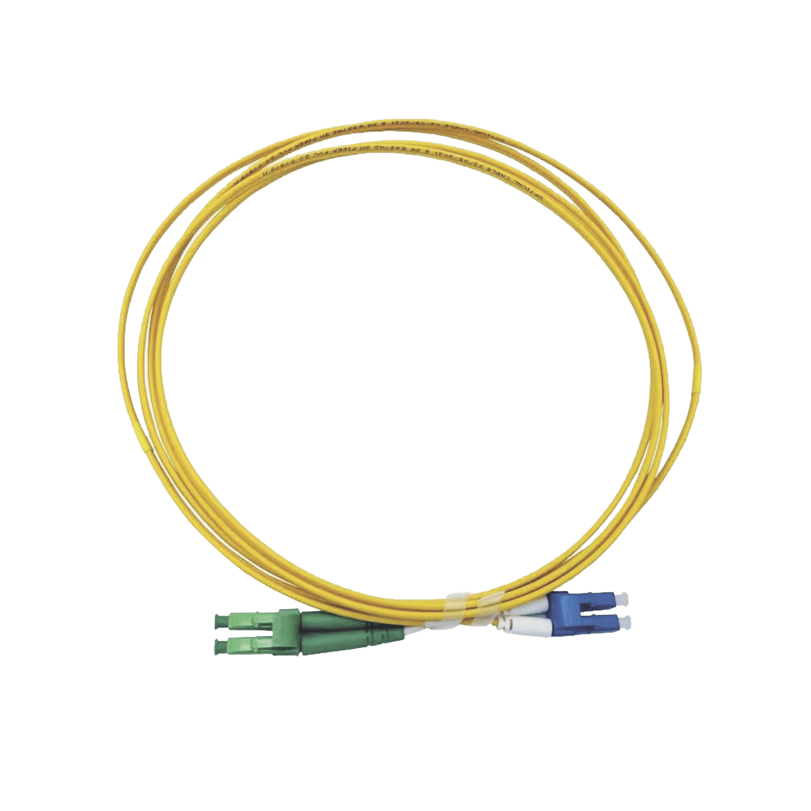 Jumper de Fibra Óptica Monomodo 9/125 LC/UPC-LC/APC, OFNR (Riser), 2.0 mm, Dúplex, amarillo, 3 metros LP-FO-LCU-LCA-03 - LINKEDPRO BY EPCOM