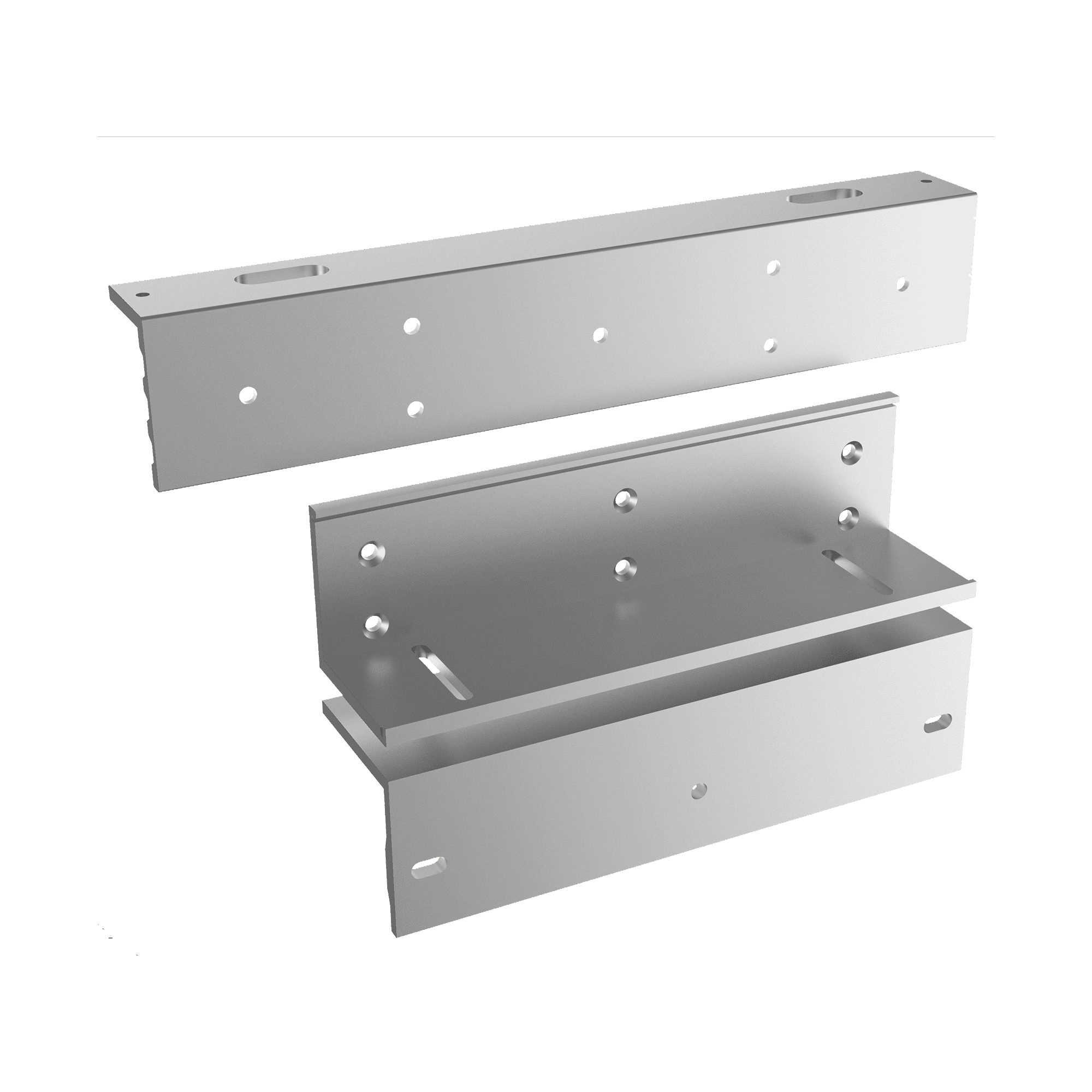 Kit de montajes Z y L para Cerradura Magnética HIKVISION / Compatible con  DS-K4H255S / Uso en Puerta de Madera y Metal