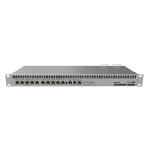 RB1100AHx4 Dude Edition, 13 Puertos Gigabit, Almacenamiento M.2 60GB para Base de Datos Dude RB1100AHX4-DE 165431 - MIKROTIK