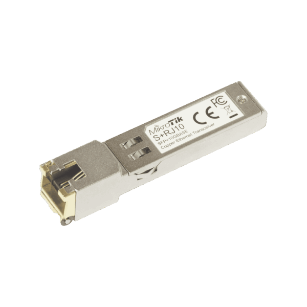 S+RJ10 - 6-velocidades en RJ-45 hasta 10 Gbps S+RJ10 – 6-velocidades en RJ-45 hasta 10 Gbps S+RJ10 170906 - MIKROTIK
