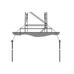 Sistema de Aterrizaje en 3 Piernas para Torre SUPER TITAN. Para Sec. 13 a 21. TRY-ST-GROUND3 177071 - Trylon