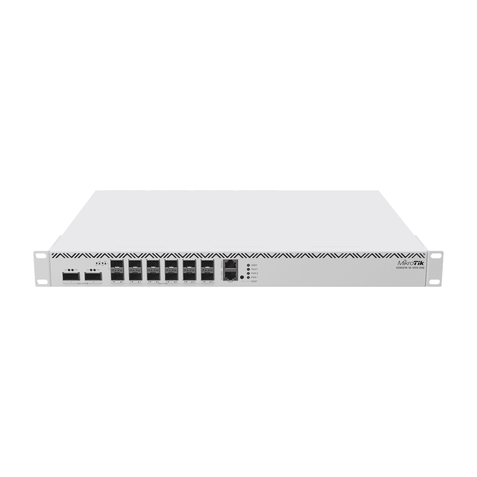 CCR2216-1G-12XS-2XQ, CPU 16 core, 12 SFP28 25 Gbps, 2 QSFP28 100 Gbps CCR2216-1G-12XS-2XQ 212367 - MIKROTIK