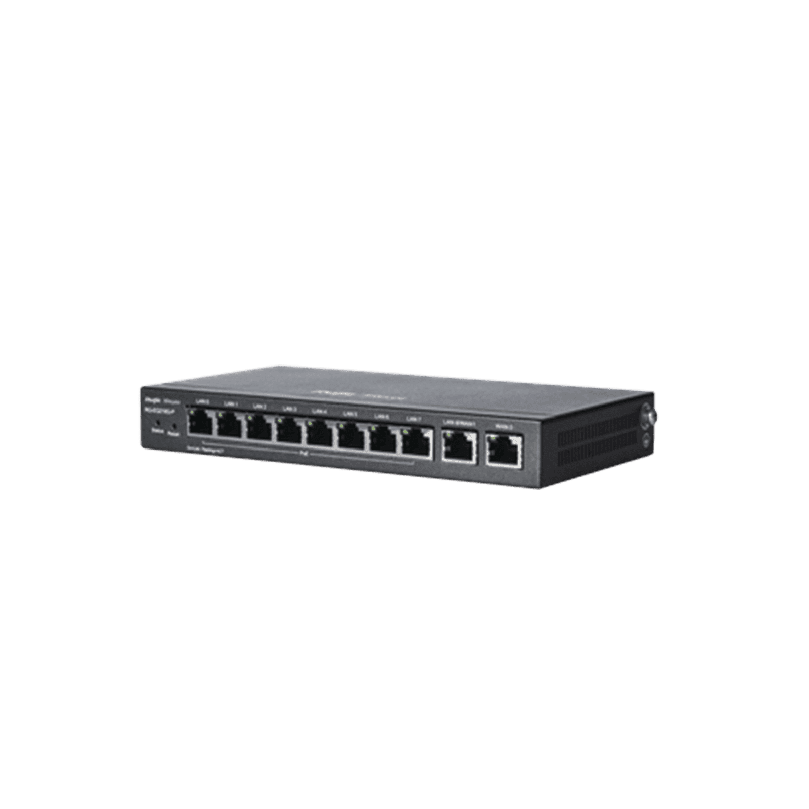 Router administrable cloud 10 puertos gigabit (8 son PoE), soporta 4x WAN configurables, hasta 200 clientes con desempeño de 600 Mbps asimétricos RG-EG210G-P 211200 - RUIJIE