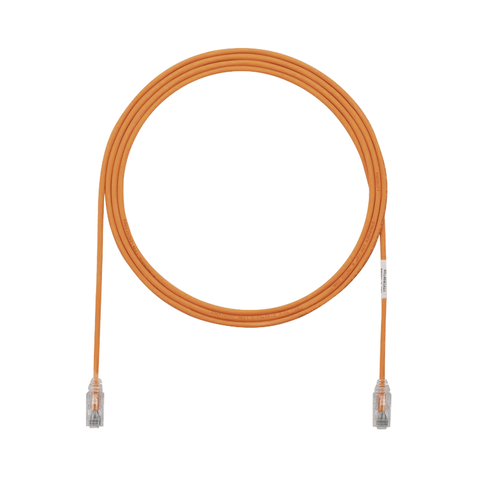 Cable de Parcheo TX6, UTP Cat6, Diámetro Reducido (28AWG), Color Naranja, 7ft UTP28SP7OR - PANDUIT