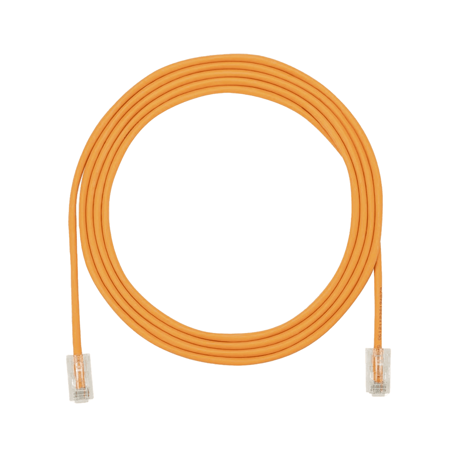 Cable de Parcheo UTP Cat6A, CM/LSZH, Diámetro Reducido (28AWG), Color Naranja, 7ft UTP28X7OR 180703 - PANDUIT
