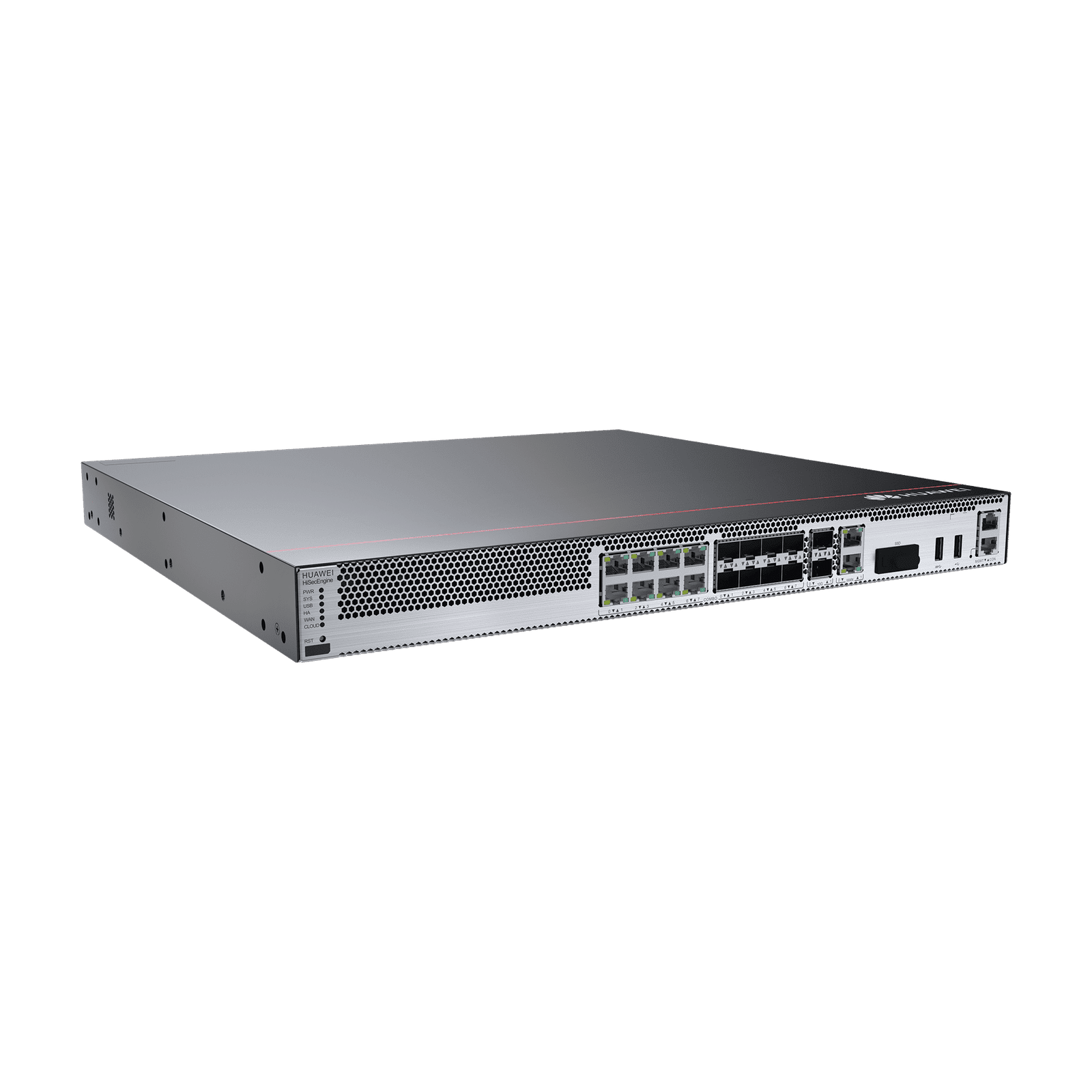 Firewall HUAWEI HiSecEngine de 8 Gbps para Empresas Medianas. Incluye Licencias por 1 Año de Threat Protection (AV, IPS, URL), Cloud Management y Soporte Hi-Care Estándar USG6585E 219447 - HUAWEI
