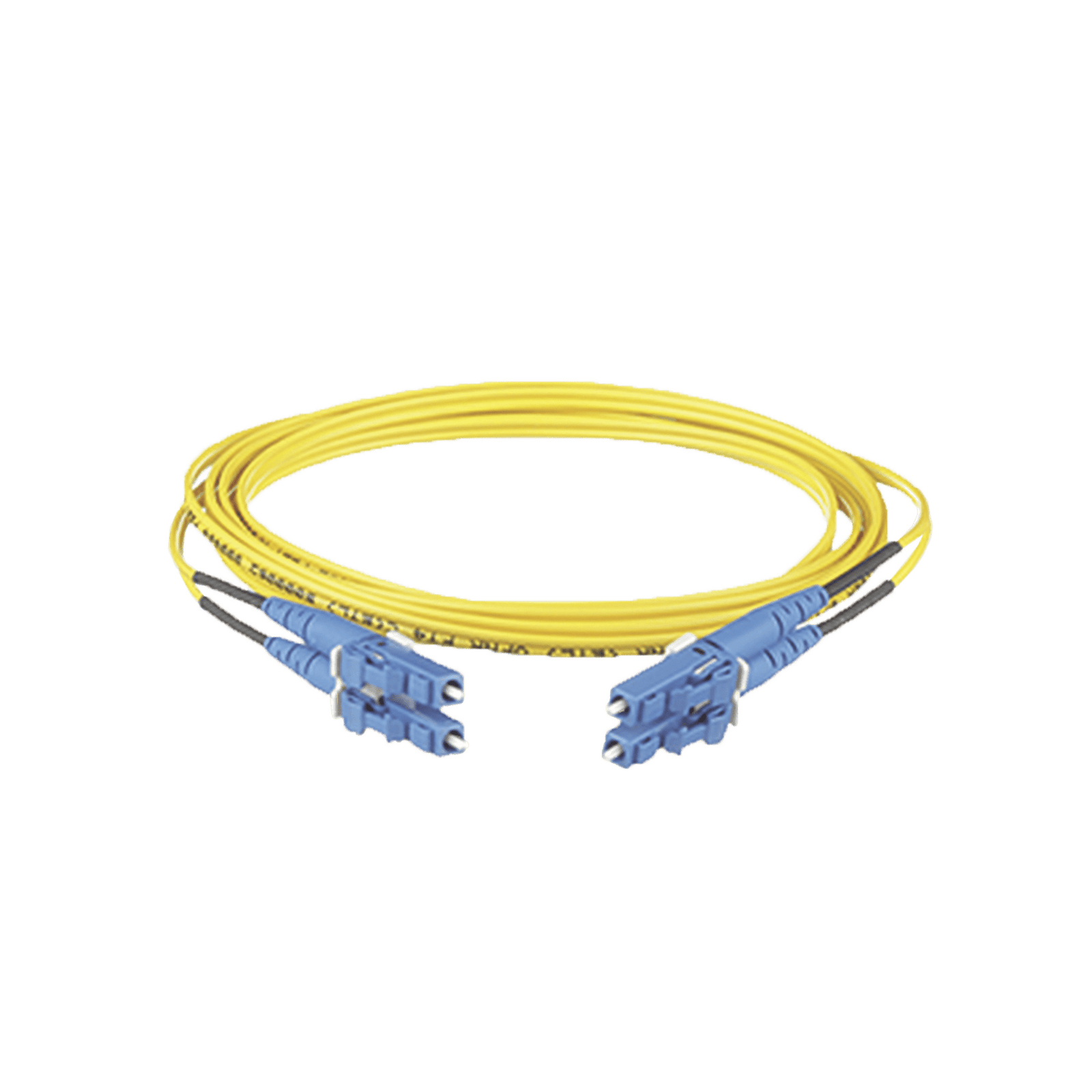 Jumper de Fibra Optica Monomodo 9/125 OS2, LC-LC Duplex, OFNR (Riser), Color Amarillo, 20 Metros F92ERLNLNSNM020 182511 - PANDUIT