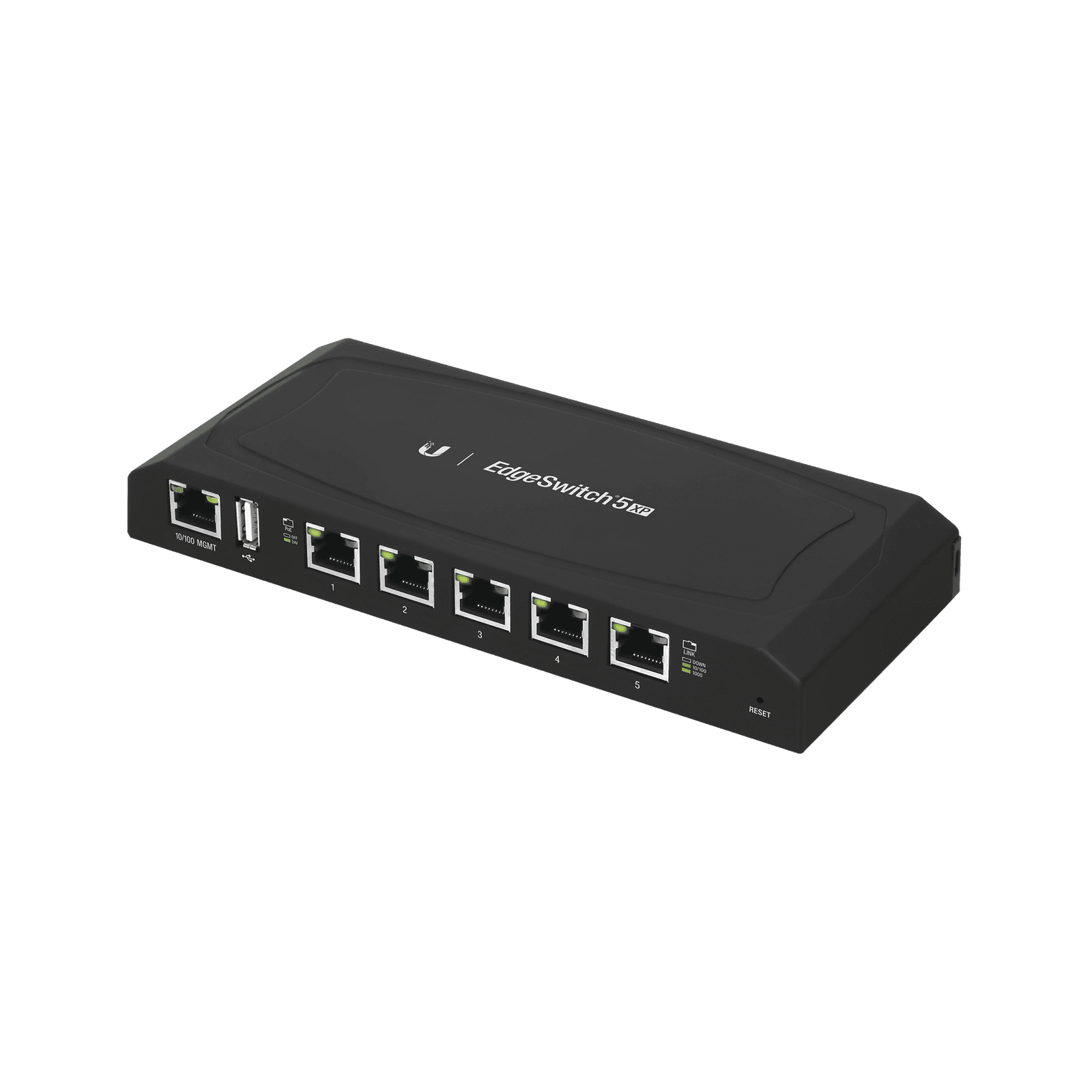 EdgeSwitch 5XP Administrable de 5 Puertos Gigabit PoE de 24 V Pasivo, con funciones avanzadas de Capa 2 ES-5XP - UBIQUITI NETWORKS