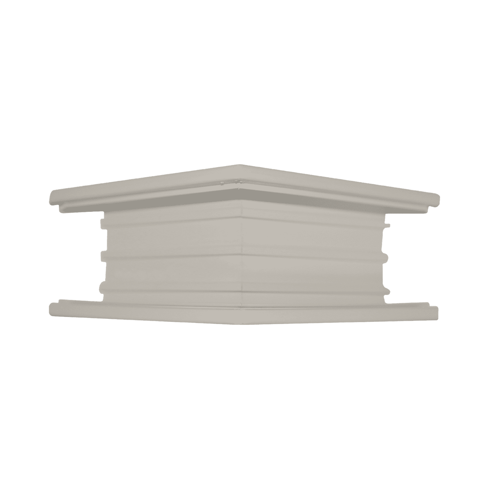 Esquinero exterior color Marfil de PVC auto extinguible, para canaleta TEK-100-M (5576-14001) TEK-100-EE-M - THORSMAN