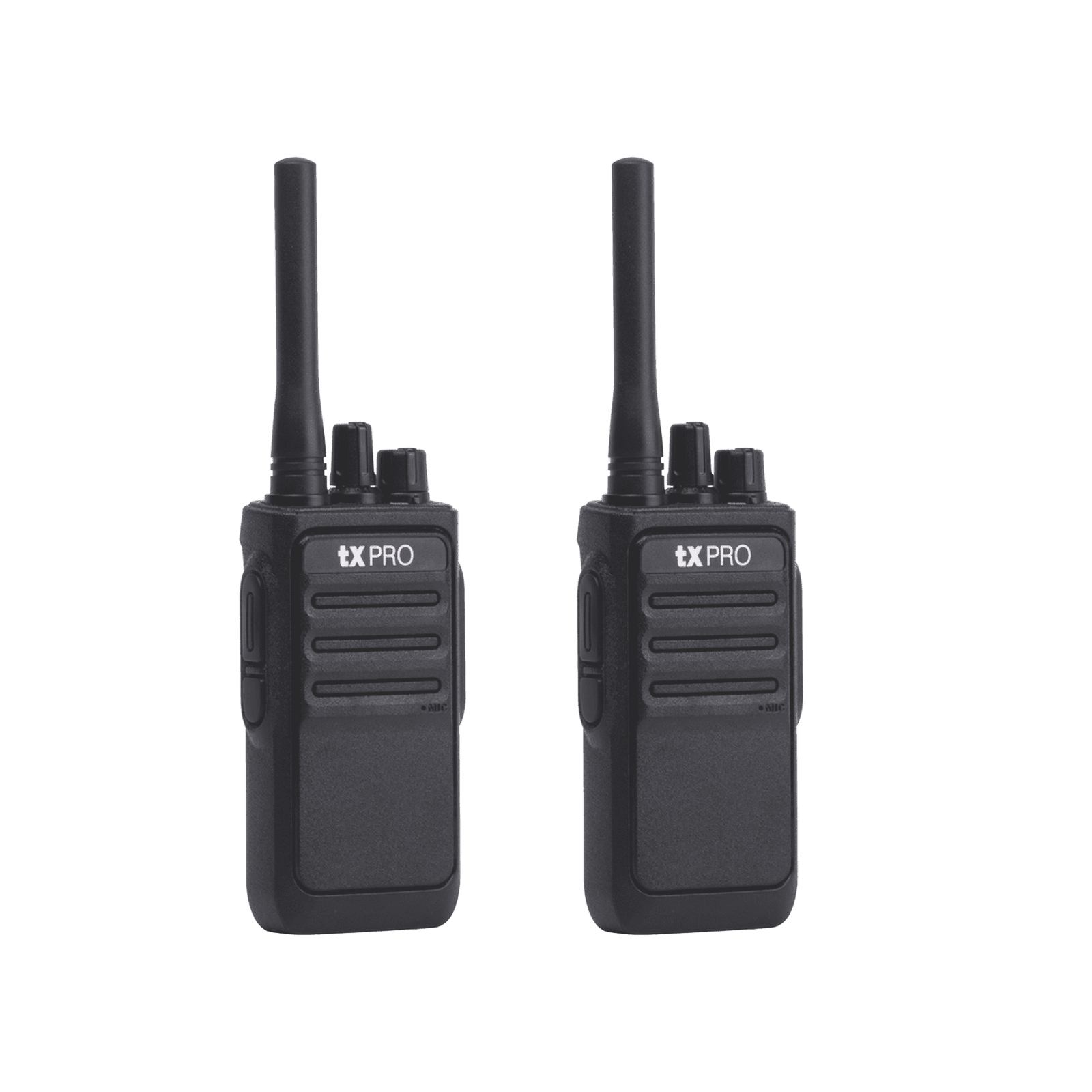 Par de radios analógicos UHF 400-470 MHz de 2 watts de potencia. TX-320DUO 218841 - TXPRO