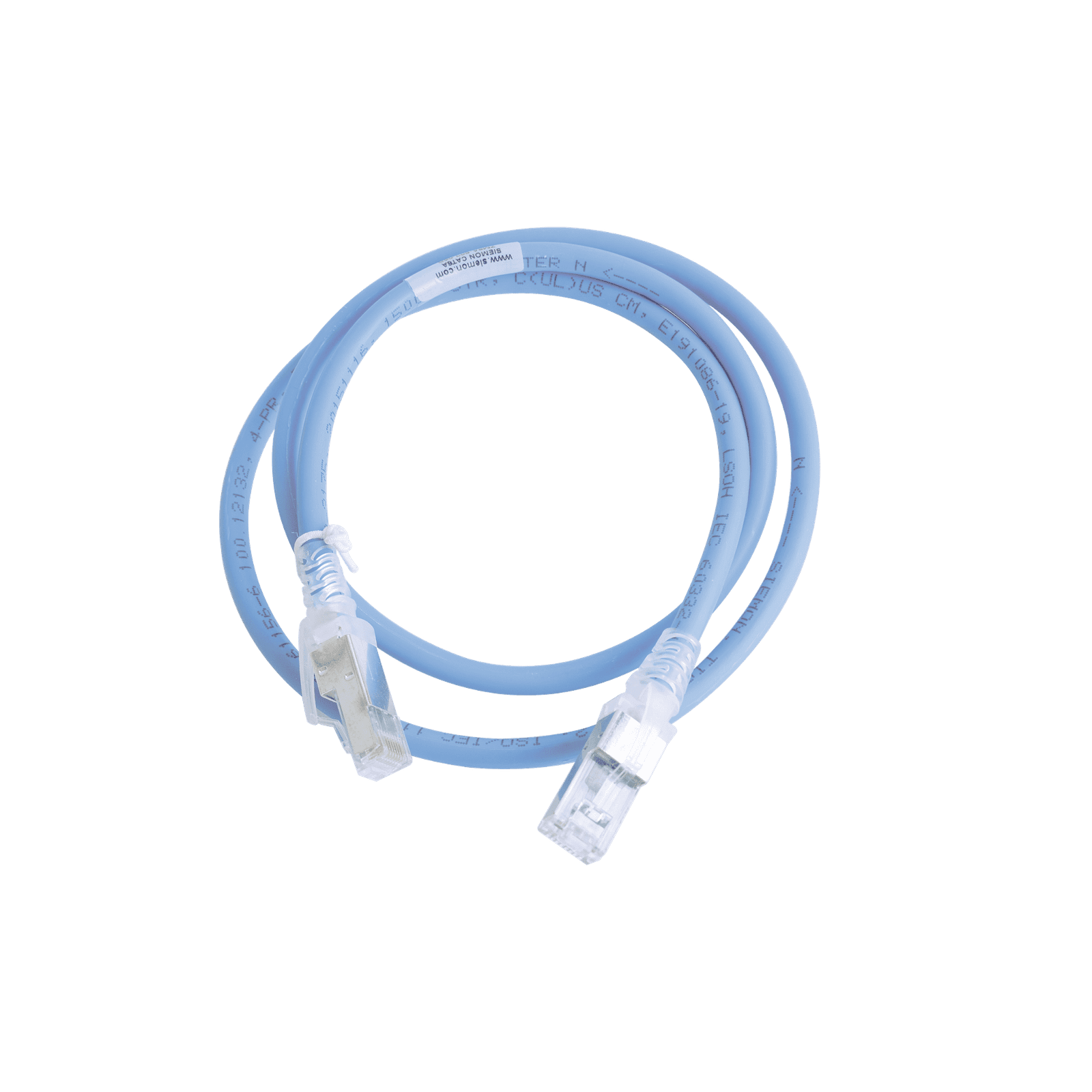 Patch Cord Z-MAX Cat6A S/FTP, CM/LS0H, 3ft, Color Azul, Versión Bulk (Sin Empaque Individual) ZM6A-S03-06B - SIEMON