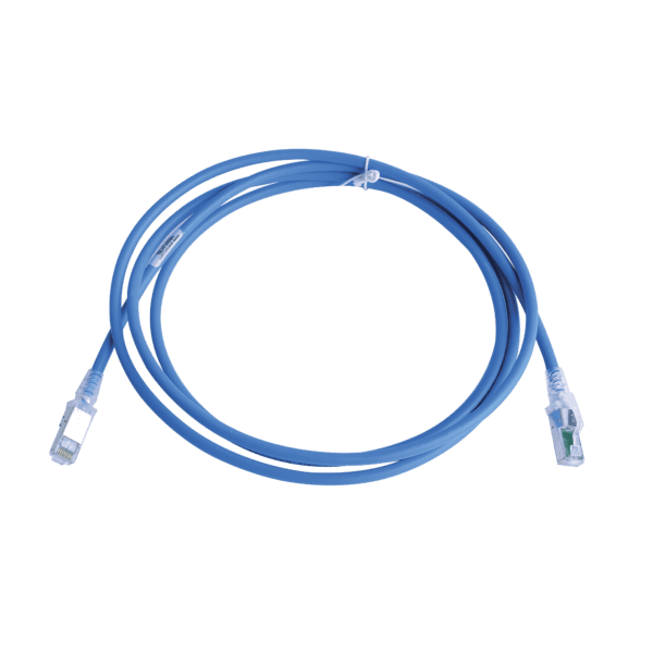 Patch Cord Z-MAX Cat6A S/FTP Patch Cord Z-MAX Cat6A S/FTP, CM/LS0H, 7ft, Color Azul, Versión Bulk (Sin Empaque Individual) ZM6A-S07-06B - SIEMON