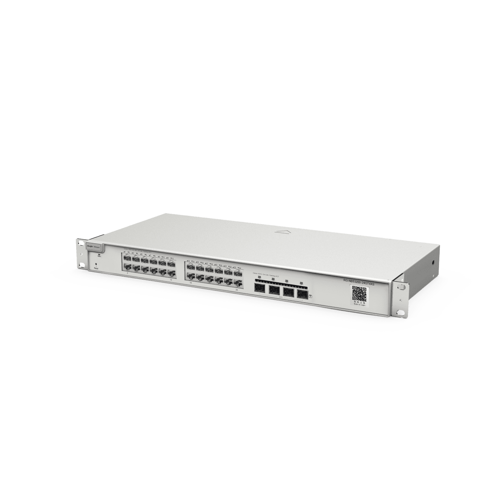 Switch Administrable Capa 2 con 24 puertos Gigabit, 4 puertos SFP+ para fibra 10Gb, gestión gratuita desde la nube. RG-NBS3200-24GT4XS 214685 - RUIJIE