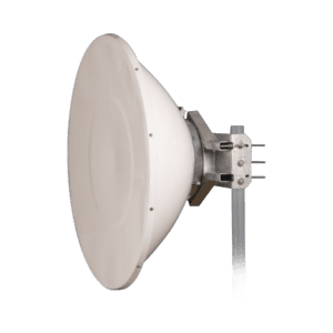 Antena Direccional de Alto Rendimiento / 36 dBi / 4 ft / 5.9-7 GHz / Conectores R-SMA / Alto Aislamiento al Ruido / Fácil Montaje y herraje de acero inoxidable /  Radomo Incluido JRMD-1200-6-MIMO 218795 - JIROUS