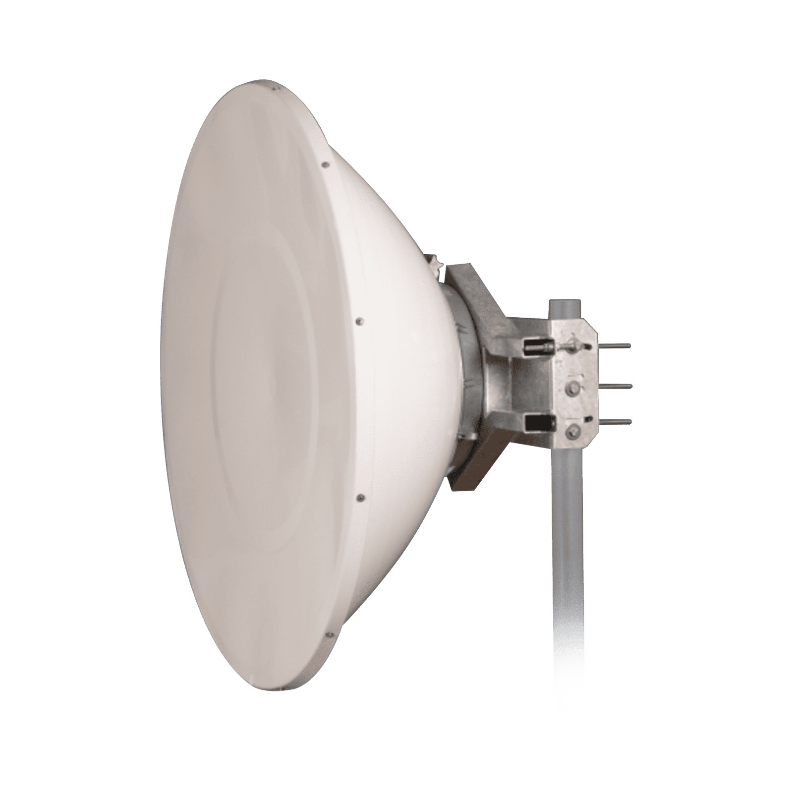 Antena Direccional de Alto Rendimiento / 36 dBi / 4 ft / 5.9-7 GHz / Conectores R-SMA / Alto Aislamiento al Ruido / Fácil Montaje y herraje de acero inoxidable / Radomo Incluido JRMD-1200-6-MIMO 218795 - JIROUS