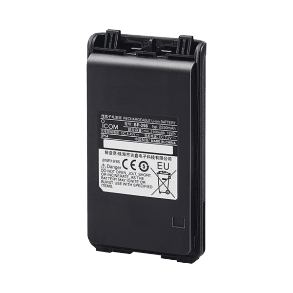 Batería Li-Ion 2250 mAh P/ ICF3003/4003/ ICV86 Batería Li-Ion 2250 mAh P/ ICF3003/4003/ ICV86 BP-298 - ICOM