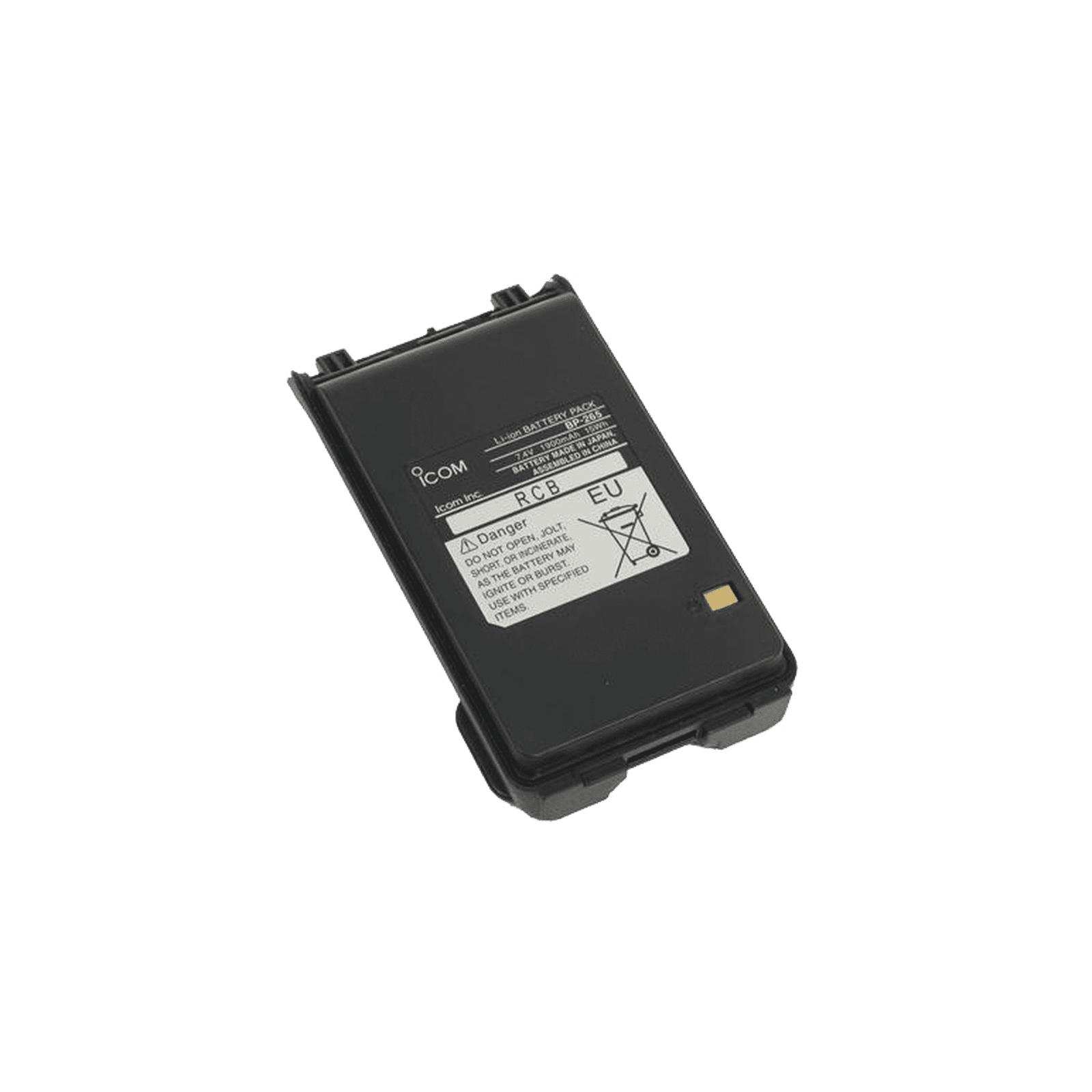 Batería Li-Ion, de 1900 mAh, para radios IC-F3003/4003, F3103D/4103D, F3210D/4210D BP-265 - ICOM