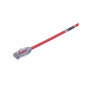 Cable de Parcheo UTP Cat6A, CM/LSZH, Diámetro Reducido (28AWG), Color Rojo, 10ft UTP28X10RD - PANDUIT